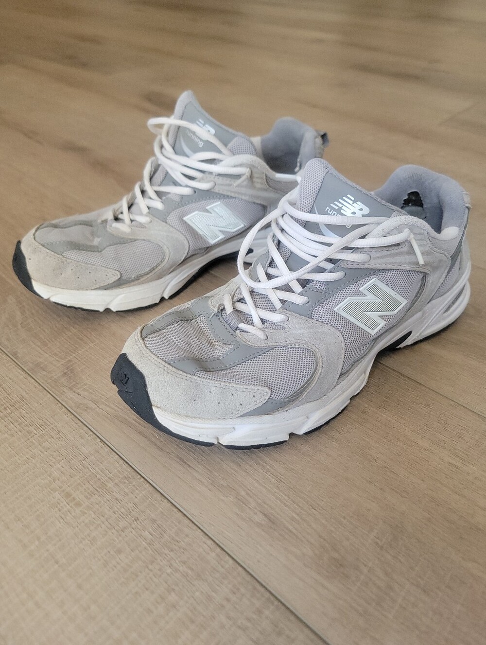 New Balance 530 Suede Mesh Grey Mens Size 10.5 Athletic Sneaker